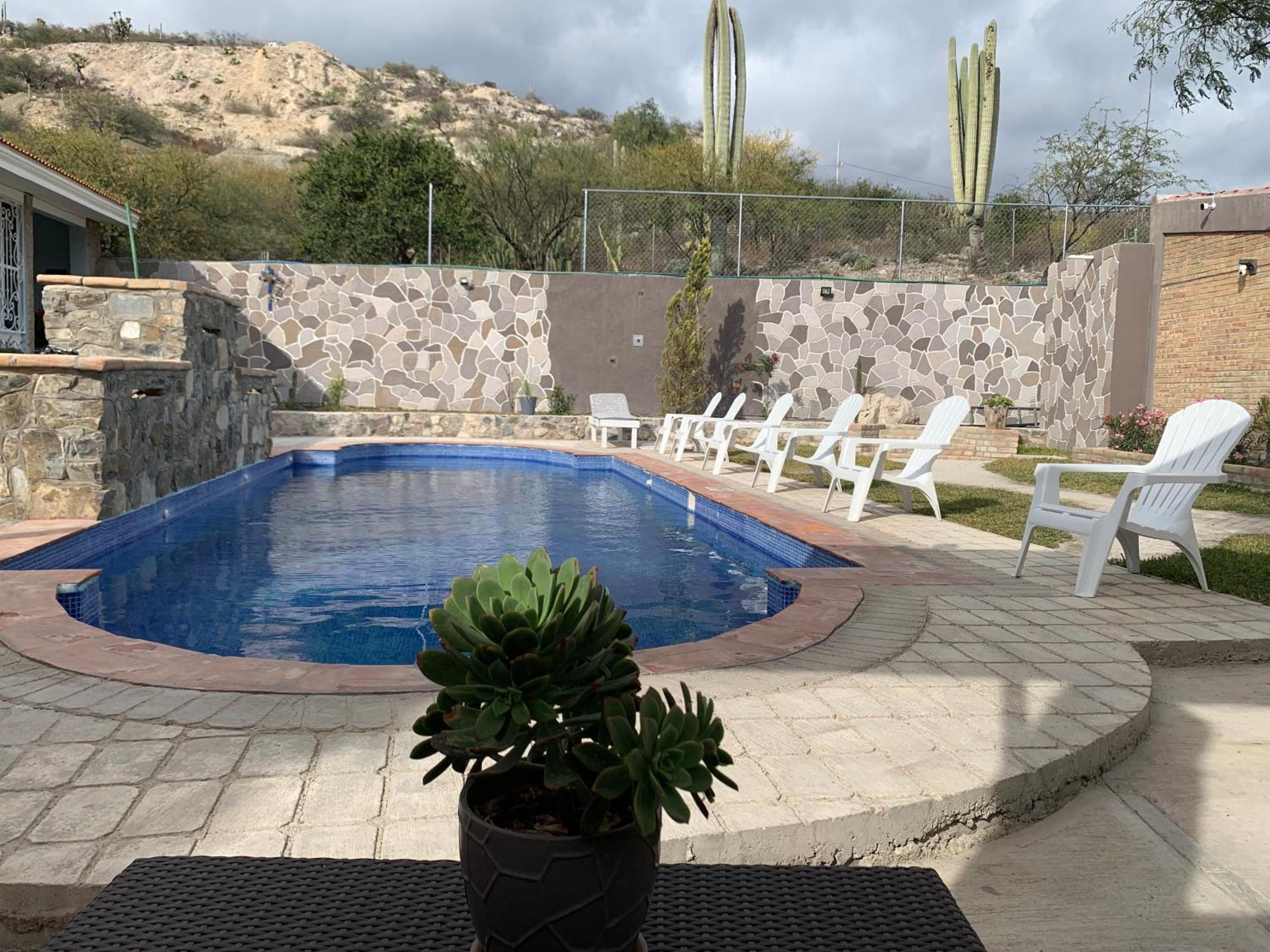 La Cabana Zapotitlan Salinas Buitenkant foto